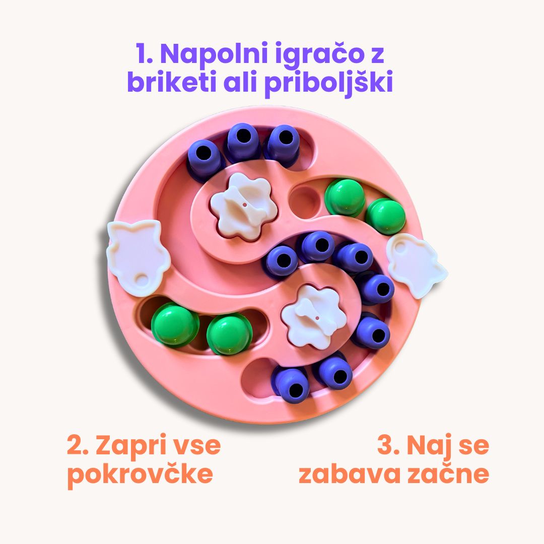 Interaktivna pasja igrača Spin & Slide