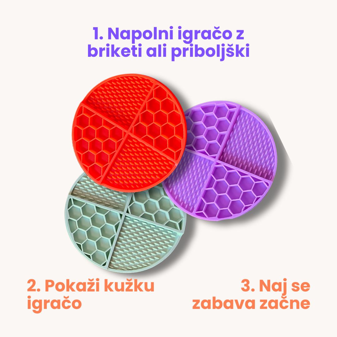 Lick Pad za počasno hranjenje