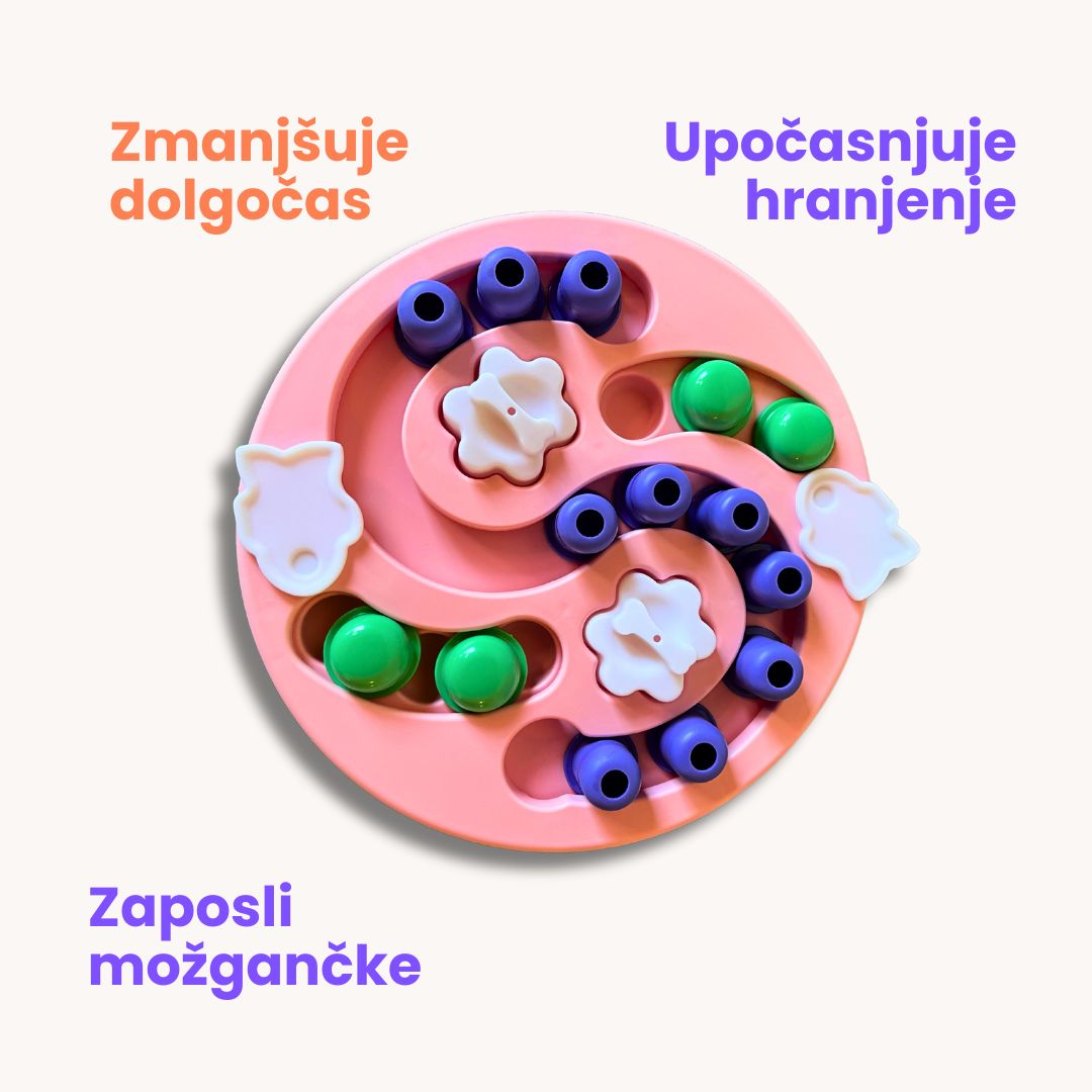 Interaktivna pasja igrača Spin & Slide