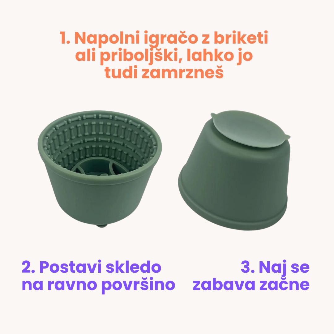 Pasja posoda Cup maze 2 v 1