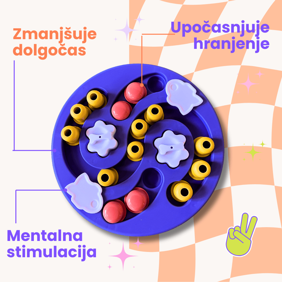 Interaktivna pasja igrača Spin & Slide